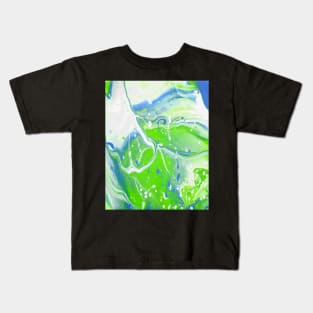 Copy of Cotton Candy - Blue and Lime Variant Kids T-Shirt